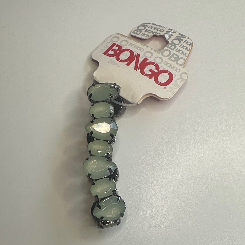 🎁 6 for $28 🎁 BONGO Silver and Mint Bracelet